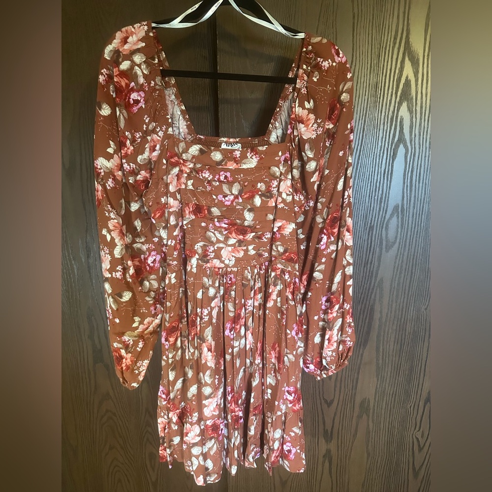 Arula XL Floral Long Sleeve Dress